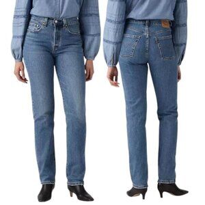 Levi’s 501 Original Fit Jeans Size 30 Medium Indigo Worn In Blue Wash